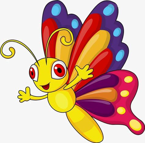 Butterfly Cartoon, Cartoon Butterfly, Butterfly Images, Butterfly Clip Art, Cartoons Png, Funny Photography, Pola Sulam, Butterfly Drawing, Cute Butterfly