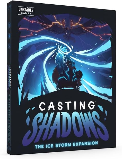 This Casting Shadows expansion introduces 2 new playable Characters and 3 new Hex tiles, allowing you to play with up to 6 players on an expanded map.
With this expansion, you can Freeze and Stun your enemies to limit their movement and Resource Pools.
Will this new magic lead you to victory, or will it bring you to demise?
Expansion Includes: 34 cards, 3 Hex tiles, 10 Status tokens, 2 double-sided Player Boards, 2 Meeples, 1 Hex tile Reference Sheet, 1 rule book
# of Players: 2-6 Unstable Unicorns, Hex Tiles, Casting Shadows, Ice Storm, Shadow Art, Games Box, The Ice, Imaginative Play, Box Art