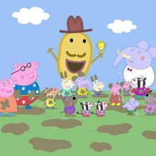 Peppa Pig Full Episodes and Videos on Nick Jr. 3d Wallpaper Christmas, Peppa Pig Full Episodes, Peppa Pig Baby, Peppa Pig Wallpaper, Mummy Pig, 3d Wallpaper Design, Pig Wallpaper, 3d Wallpapers, Pallet Decor