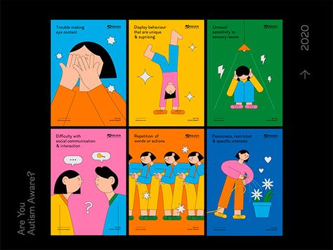 Social Awareness Posters, Social Awareness Campaign, Social Project, Social Campaign, Awareness Poster, Social Communication, Social Projects, Sensory Issues, Campaign Posters