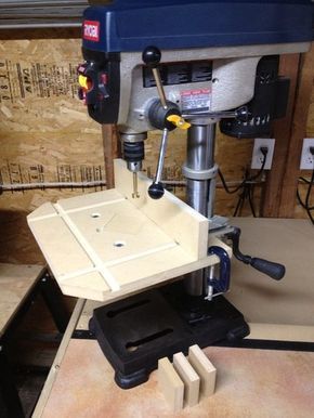 Woodworking Drill Press, Drill Press Stand, Press Table, Woodworking Jigsaw, Drill Press Table, Woodworking Equipment, Tool Bench, Well Drilling, Wood Shop Projects