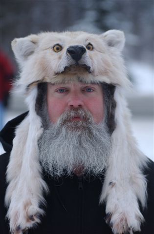 Chuck with wolf hat Primitive Hunting, Tatoo Styles, Hot Couture, Wolf Hat, Viking Reenactment, Mountain Men, Wolf Head, Fantasy Adventure, Mountain Man