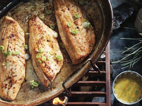 5 Easy Glazes, Rubs And Toppings To Dress Up Your Fish (And Make Weeknight Meals A Breeze Grilled Walleye, Walleye Recipes, Cookout Menu, Walleye Fish Recipes, Easy Fish Recipes, Dill Sauce, How To Cook Fish, Grilled Fish, Wine Vinegar