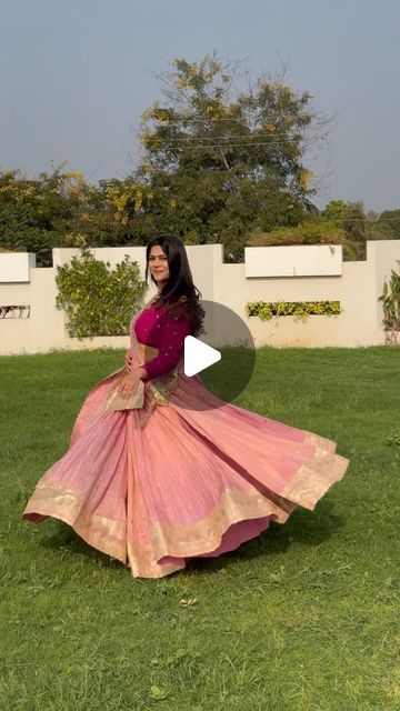 Trending Songs, November 23, Chaniya Choli, Organza Saree, Vintage Vibes, Indian Wear, Saree, Pink, On Instagram