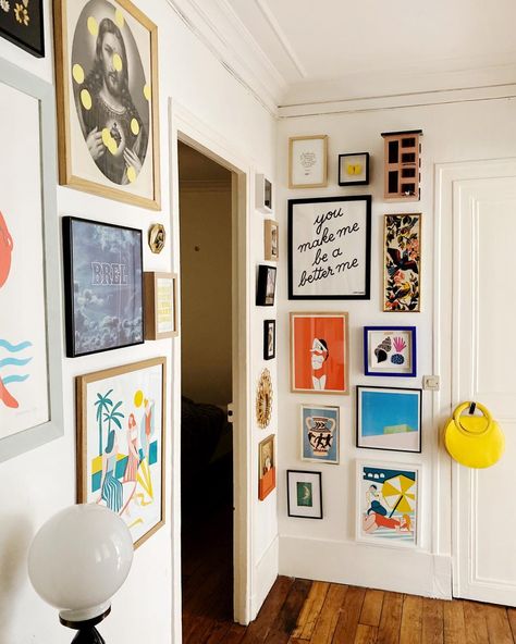 Gallery Wall Ideas, Gallery Wall Inspiration, Deco Retro, Maximalism, Wall Gallery, Wall Ideas, Inspiration Wall, The Drama, Slow Living