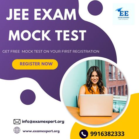 MOCK TEST Jee Exam, Education Poster Design, Mock Test, Education Poster, Poster Design, Education