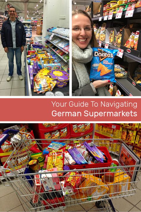 Your Guide to Navigating German Supermarkets | How German Grocery Stores Differ From American Grocery Stores German Groceries, German Holiday Market, Hamburg Germany Christmas Market, German Grocery Store, Christmas Market Germany, Munich Germany Travel, Munich Travel, Christmas Markets Germany, Moving To Germany