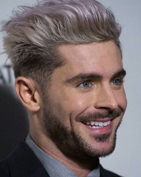 Zac Efron 2016, Zac Efron Style, Zac Efron Hair, Zach Efron, Dyed Hair Men, Red Band Society, Men Hair Color, Tribeca Film Festival