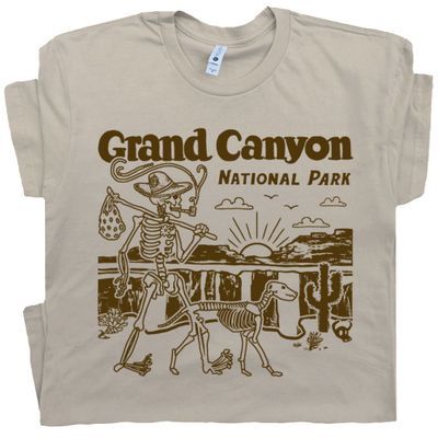 National Park Shirts, River Shirts, Camp Shirts, Tan T Shirt, National Park Shirt, Camping Shirts, Surf Shirt, Grand Canyon National Park, Hiking Shirts