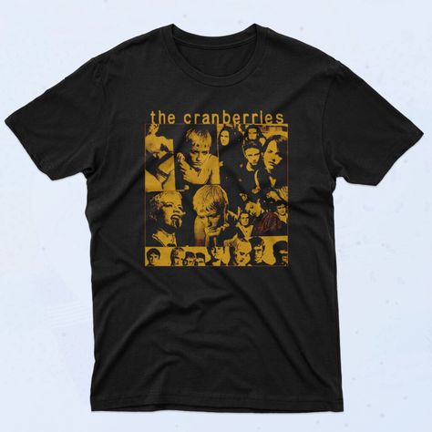 The Cranberries 90s Band 90s Oversized T shirt Distressed Band Tee, 90s Bands, The Cranberries, Hip Hop Sweatshirts, 90s Shirts, Swim Shirts, Team Shirts, Black White Fashion, Oversized T Shirt