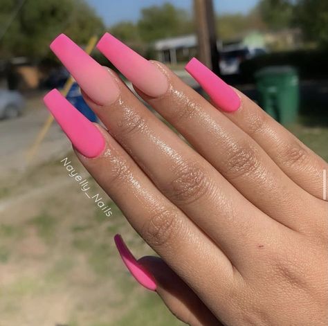 Dark Pink Nails, Pink Nail Art Designs, Emerald Nails, Opal Nails, Cute Pink Nails, Long Nail Designs, Easy Nails, Pink Nail Art, Pink Nail Designs