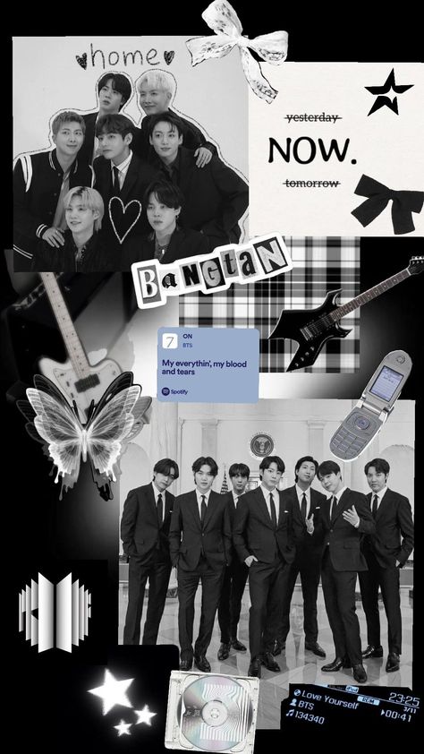 bangtan sonyeondan - ot7🖤 Bts Group Photo Wallpaper, Iphone Wallpaper Bts, Bts Polaroid, Shatter Me Series, Bts Ot7, Iphone Obsession, Bts Group Photos, Wallpaper Bts, Min Yoongi Bts