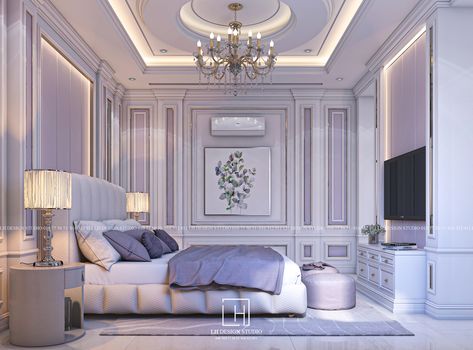 Modern Purple Bedroom, Dream House Interior Bedrooms, Bed Idea, Bedroom Ideas For Small Rooms, Luxury Mansions Interior, Purple Bedrooms, Luxury Room Bedroom, Luxury House Interior Design, Villa Plan