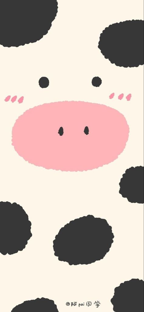 🐮🥺 Cow Wallpaper, Wallpaper Disney, Iphone Wallpaper Kawaii, Simple Iphone Wallpaper, Iphone Wallpaper Pattern, Cute Pastel Wallpaper, Soft Wallpaper, Cute Simple Wallpapers, Phone Wallpaper Patterns