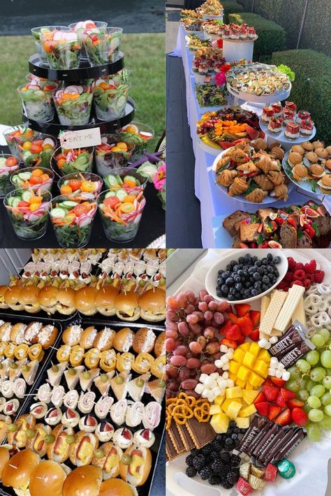 Cheap Platter Ideas, Sandwich Table Ideas Parties Food, Classy Party Food Ideas, Food Party Ideas Birthdays, Food Platters For Parties, Birthday Party Sandwich Ideas, Sweet 16 Food Ideas Appetizers, Sandwich Party Buffet, 70th Birthday Party Food Ideas