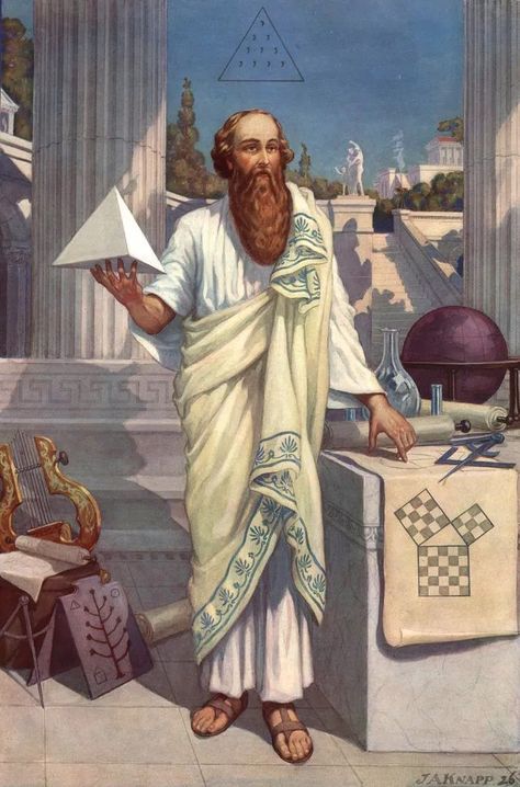 Masonic Gifts, Masonic Art, Ancient Greek Philosophers, Istoria Artei, Masonic Symbols, Greek Philosophers, Esoteric Art, Greek History, Occult Art