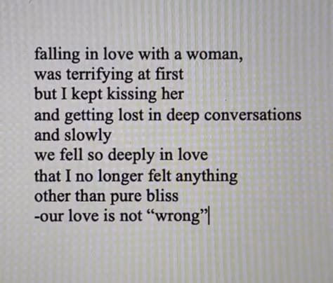 Lesbian Quotes For Her, Lesbian Quotes Feelings, Lesbian Quotes Aesthetic, Wlw Quotes Love, Wlw Breakup, Wlw Writing, Wlw Quote, Queer Love Quotes, Wlw Aesthetic Quotes