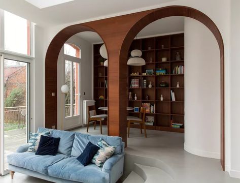 9 Arched Doorway Ideas That Will Elevate Your Home 80s House Interior, Doorway Ideas, Archways In Homes, Arched Interior Doors, Archway Decor, Country Living Room Furniture, Arched Doorway, Arched Doorways, 80s House