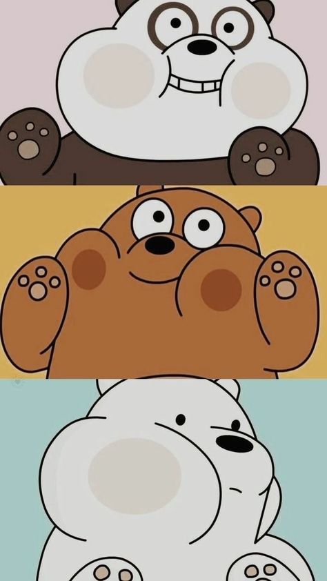 Ice Bear Wallpaper, Bare Bears Wallpaper, We Bare Bears Wallpaper, Bears Wallpaper, Ice Bear We Bare Bears, Funny Lockscreen, Best Friend Wallpaper, Wallpaper Kids, We Bare Bears Wallpapers