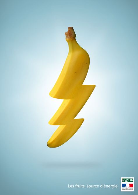 Banana Art, One Night Stand, Publicidad Creativa, Food Ads, Graphic Design Fonts, Advertising Ads, Print Advertising, Graphic Design Advertising, Creative Ads