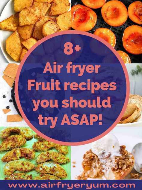 Air Fryer Fruit, Frozen Fruit Recipes, Frozen Sweet Potato Fries, Air Fryer Fish Recipes, Air Fryer Recipes Dessert, Air Fryer Recipes Snacks, Low Calorie Fruits, Campfire Desserts, Air Fryer Baked Potato