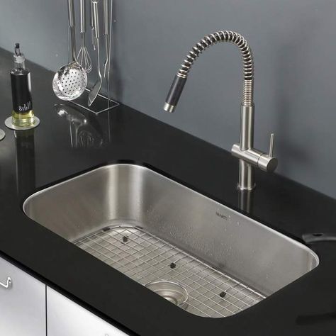 Contemporary Kitchen Sinks, Cottage Kitchen Design, Unique Backsplash, Apron Sink Kitchen, Kitchen Sink Strainer, Double Bowl Kitchen Sink, Bowl Kitchen Sink, Bar Sink, Single Bowl Kitchen Sink