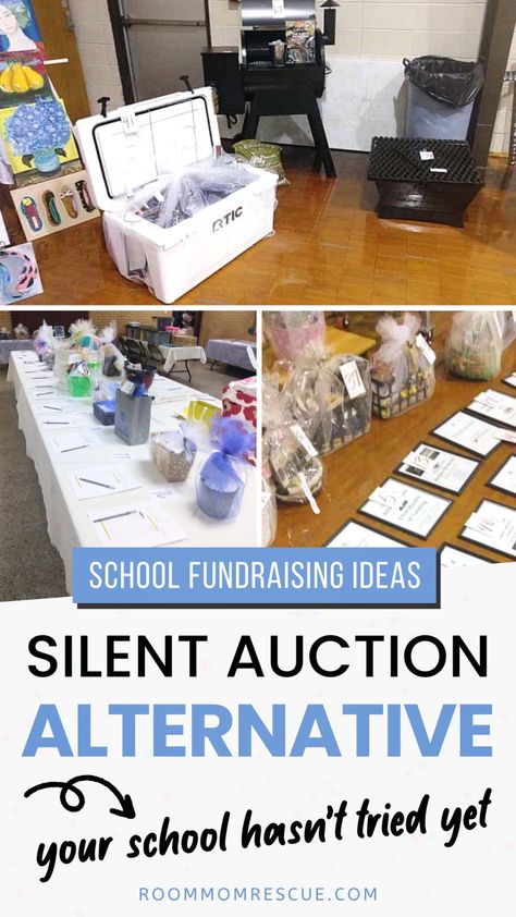 Break away from traditional fundraising methods with our silent auction alternative for school fundraising. Our guide provides practical tips on event planning and hosting occasions, plus free printable invitations. Let's boost school donations together! Teacher Experience Auction Ideas, School Silent Auction Ideas, Senior Fundraising Ideas High Schools, Fundraising Auction Ideas, Auction Items For Fundraiser, School Auction Ideas, Silent Auction Display, Easy Fundraising Ideas, School Fundraising Events