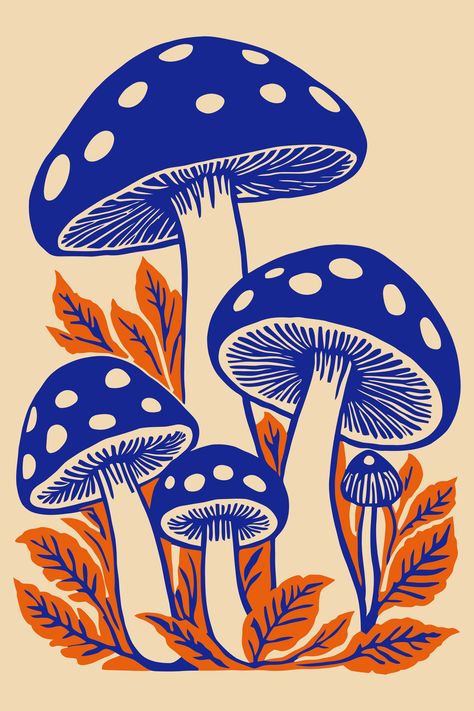 From enchanting landscapes to vibrant abstracts, there's something for every wall. Explore and shop now on Etsy for a touch of wild beauty in your space!  #WildFeverStudio #PosterCollection #EtsyFinds Mushrooms Poster, Mushroom Poster, Bed Art, Wall Art Botanical, Blue Nature, Botanical Poster, Poster Collection, Mushroom Art, Plant Lover Gift