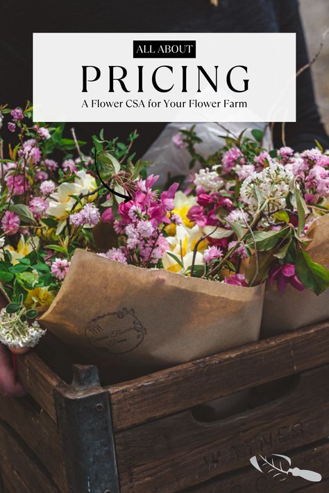 Learn the essentials of pricing and selling your Flower CSA with our expert guide! Perfect for gardeners, flower enthusiasts, and aspiring entrepreneurs. 🌺🌼  📌 Save this post for insights on:  Setting competitive prices *Marketing your flower shares *Managing customer expectations *Increasing your sales   Turn your passion for flowers into a profitable business with our comprehensive tips! #FlowerCSA Floral Farm, Flower Shop Marketing, How To Sell Flowers, Flower Farm Stand Ideas, Selling Flowers, Market Flowers, Cut Flower Business, Flower Market Aesthetic, Flower Farm Stand