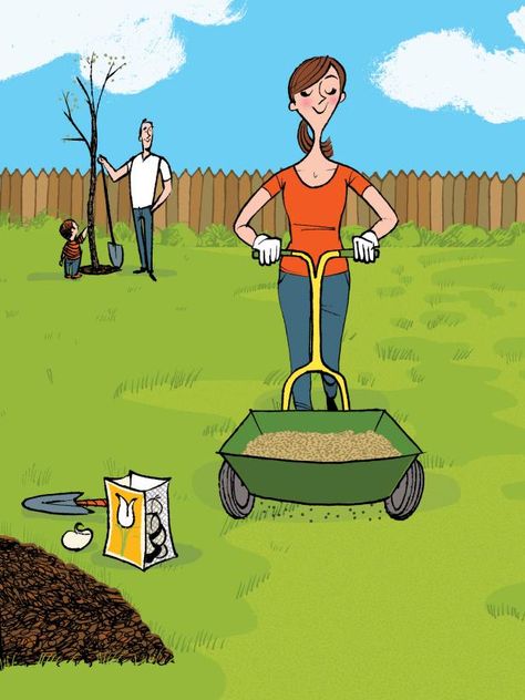 The best and worst times to plant a tree, reseed your lawn, etc. // #hgtvmagazine http://www.hgtv.com/design/decorating/clean-and-organize/the-best-and-worst-time-to-tackle-these-chores?soc=pinterest Cleaning Backyard, Handyman Jobs, Paint Your House, Aerate Lawn, Lawn Care Tips, Hgtv Magazine, Lawn Furniture, Backyard Renovations, Lawn And Landscape