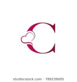 Chris Name Tattoo Design, Letter C Font Design, C Tatoos Letter, C Letter Tattoo Design, Letter C With Heart, C Tattoo Initial, C Letter Tattoo, Letter C Tattoo Ideas, C Initial Tattoo