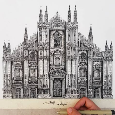 Artist Emi Nakajima creates intricately detailed architectural drawings. Human Microbiome, Ellen Jewett, Architecture Antique, Architect Logo, Drawing Desk, Building Sketch, Building Drawing, Art Details, Popular Instagram