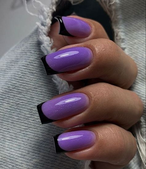 Violet Nails, Purple Nail, French Acrylic Nails, Nail Art Designs Diy, Nails Only, Nails 2024, Chic Nails, Dope Nails, Casual Spring