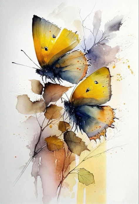 Andrew Simoson | WATERCOLOR | Butterfly Portrait Butterfly Portrait, Loose Watercolour, Watercolor Paintings Nature, Butterfly Art Painting, Watercolor Butterfly, Diy Watercolor Painting, Wildlife Paintings, Watercolor Sketchbook, Spring Painting