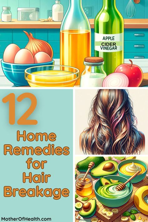 Tired of dealing with hair breakage? You're not the only one. This common issue can render your hair less vibrant, but there is light at the end of the tunnel. Our guide presents 12 easy home remedies to address hair breakage and reinforce your tresses, all with items you probably have in your pantry. Embrace these simple, natural strategies and turn the tide on breakage for healthier, more resilient hair. Help Hair Breakage, How To Stop Hair Breakage, Remedies For Hair Breakage, Repair Hair Breakage, Hair Breakage Remedies, Prevent Hair Breakage, Stop Hair Breakage, Breaking Hair, Weak Hair