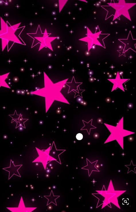 Hot Pink Stars Wallpaper, Hot Pink Emo Wallpaper, Black And Pink Stars Wallpaper, Pink Scene Wallpaper, Hot Pink Y2k Wallpaper, Five Star Wallpaper, Pink Stars Background, Pink Emo Wallpaper, Hot Pink And Black Wallpaper