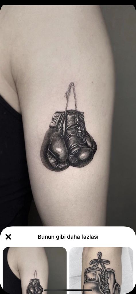 Mma Gloves Tattoo, Boxing Gloves Tattoo Design, Boxing Gloves Tattoo Women, Boxing Tattoo Ideas For Men, Boxing Glove Tattoo, Boxing Gloves Tattoo, Boxing Tattoos, Mini Tattoo, Mma Gloves