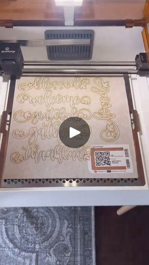 3.3K views · 15 reactions | Holiday DIY | Glowforge Aura | What will you make first on your Glowforge Aura? How about beautiful decor to elevate your holiday table? Charity crafted these wood place settings that... | By Glowforge | Facebook Glowforge Aura Projects, Glowforge Aura, Holiday Table, Holiday Diy, Holiday Tables, Place Settings, Beautiful Decor, Wood Signs, Aura