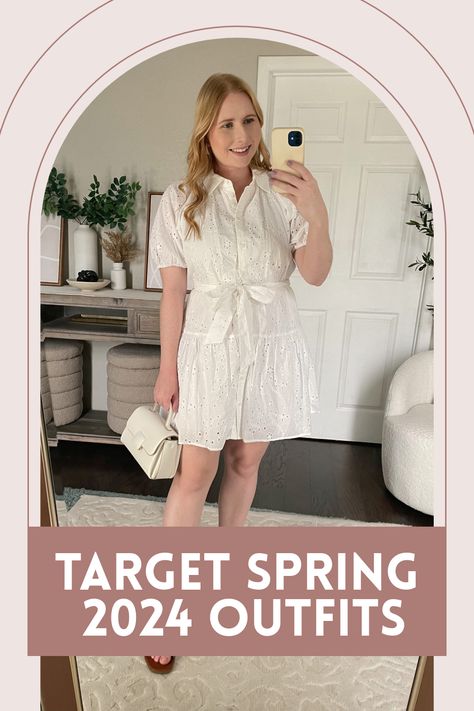 Splash into the spring season with our fabulously stylish Target Spring 2024 Outfit Ideas! 🌸💦 Discover how to create stunning outfits that'll have you standing out in the crowd and feeling confident all season long. Dive into our Pinterest board full of trendy ensembles and inspiration! Target Fashion 2024, Target Spring Outfits 2024, Target Outfits, Mid Size Outfits, Yellow Midi Skirt, Style Influencers, Outfits For Ladies, Long Sleeve Wrap Top, 2024 Outfits