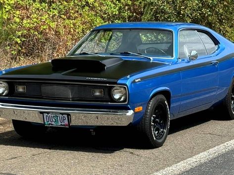 This 1972 Plymouth Duster Twister is a show-stopping classic, powered by a 318 V8 engine producing 300 horsepower, paired with a 904 transmission and a 2500 stall converter. With a performance... 1970 Dodge Dart, Plymouth Cars, Plymouth Duster, Car Museum, Dodge Dart, Sell Car, Motorcycle Model, V8 Engine, Latest Cars