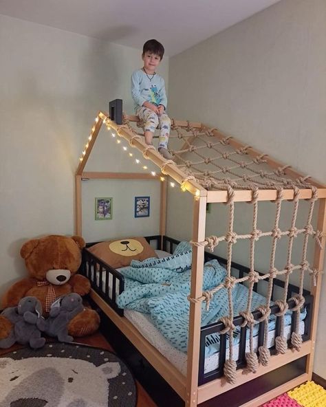 Boys Beds, Boys Bed, Kids Bunk Bed, Diy Toddler Bed, Boy Bed, Toddler Boy Room Decor, Baby Boy Room Decor, Kids Bedroom Inspiration, Toddler Boys Room