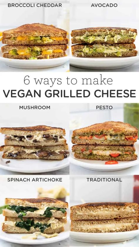 Vegan Grilled Cheese, Vegan Sandwich Recipes, Medicine Tips, Vegan Grilling, Grilled Cheese Sandwiches, Grilled Cheese Recipes, Healthy Sandwiches, Vegan Sandwich, Cheese Sandwich