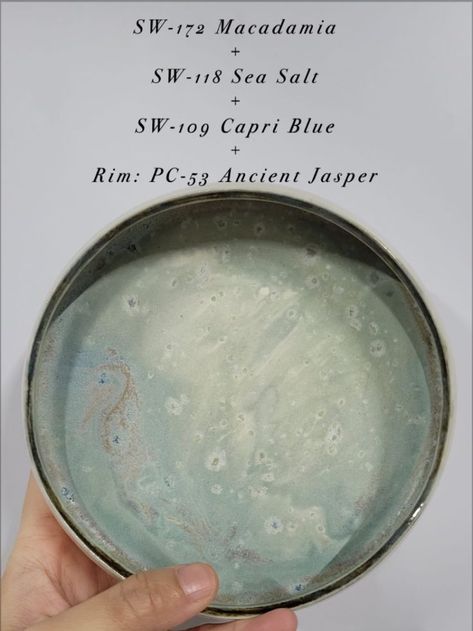 Mayco Glaze, Pottery Lessons, Amaco Glazes, Ceramic Glaze Recipes, Ceramic Texture, Glaze Ceramics, Glaze Recipe, Pottery Glazes, Capri Blue