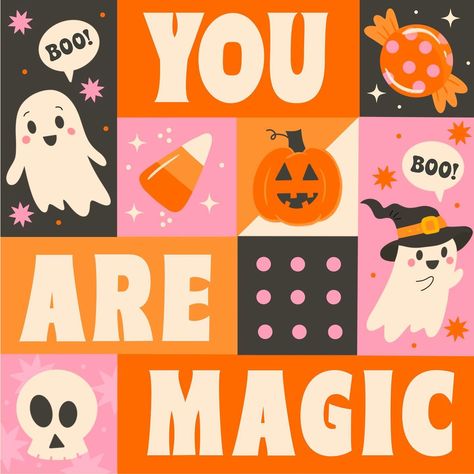 Tag your person ❤️Joining @roymeister @heyalissandra @jenprocreates @jessmillerdraws @heatherslettering for the #scaryandsweet2024 tarots and treats. Tarots are not my thing, so went with this phase as a happy medium. #happyhalloween #halloween #artlicensing #artistofinstagram #womenofillustration #happyspookyseason #happyhalloween Pins Ideas, Halloween Post, Autumn Instagram, Catty Noir, Halloween Queen, Vintage Goth, Halloween Illustration, Halloween Banner, Red And Purple