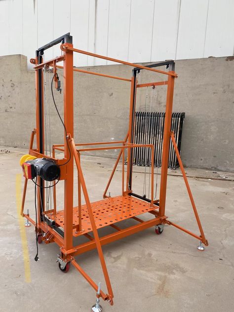 Electric lifting scaffold Drive Mode Steel Mobile Scissor Lift Tables Scaffolding adjustable Aluminium Work Platforms Portable Scaffolding, Aluminium Work, Scaffolding Design, Boat Bed, Accessible Bathroom Design, House Lift, Lifting Platform, Lifting Devices, Мотоциклы Cafe Racers