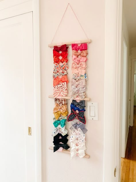 Diy Hair Bow Holder, Hair Bow Hanger, Diy Bow Holder, Hair Bow Display, Bow Display, Hair Bow Organizer, Bow Hanger, Bow Organizer