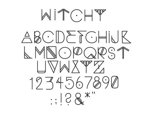 Witchy: A Typeface on Behance Fonts To Draw, Hand Lettering Alphabet Fonts, Lettering Styles Alphabet, Bullet Journal Font, Bullet Journal Ideas Templates, Journal Fonts, Creating A Bullet Journal, Hand Lettering Fonts, Hand Lettering Alphabet