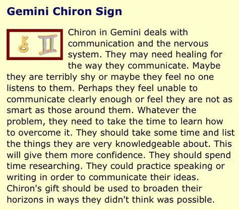 Gemini Chiron - alwaysastrology.com Chiron In Gemini, Chiron Gemini, Chiron Astrology, Zodiac Signs Animals, Sun In Taurus, Astrology Capricorn, Personality Chart, Zodiac Relationships, Planet Signs