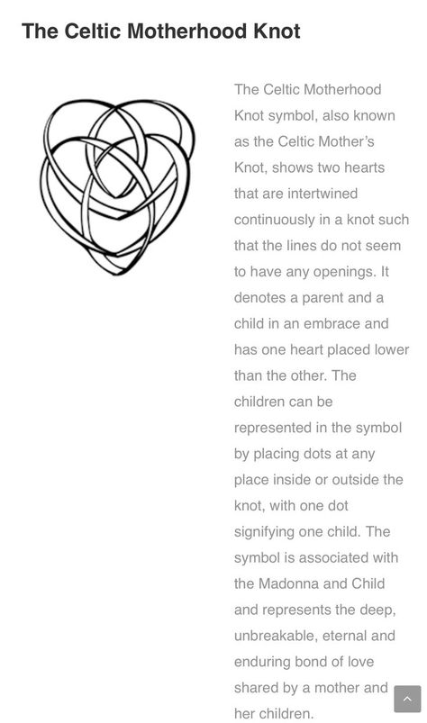 Celtic Moon Tattoo Designs, Celtic Knot Family, Celtic Symbol For Motherhood, Irish Meaning Tattoos, Celtic Knot Motherhood, Tattoo Idea For My Son, Symbols For Motherhood, Celtic Knot Designs And Meanings, Tattoos For Motherhood