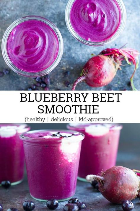 Savory Smoothies, Beets Smoothie Recipes, Beet Smoothie, Blueberry Smoothie, Beet Recipes, Healthy Breakfast Smoothies, Pineapple Smoothie, Blueberries Smoothie, Smoothie Bowls